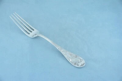 Garfo de jantar Tiffany Audubon prata esterlina 8-1/4" sem monograma - Imagem 1 de 4