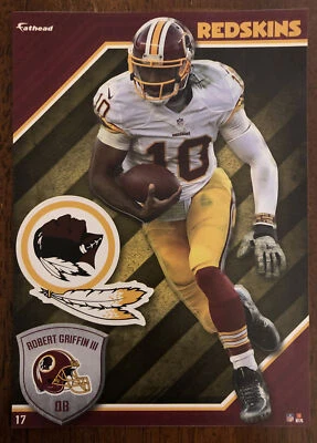 NFL 2015 Fathead Tradeables Robert Griffin III Washington Redskins #17 Foto 1 de 2