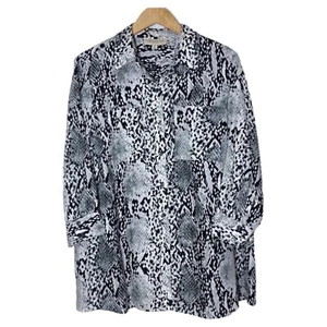 Jones New York Sport Woman Linen Shirt 0X Business Casual Work Office - Picture 1 of 6