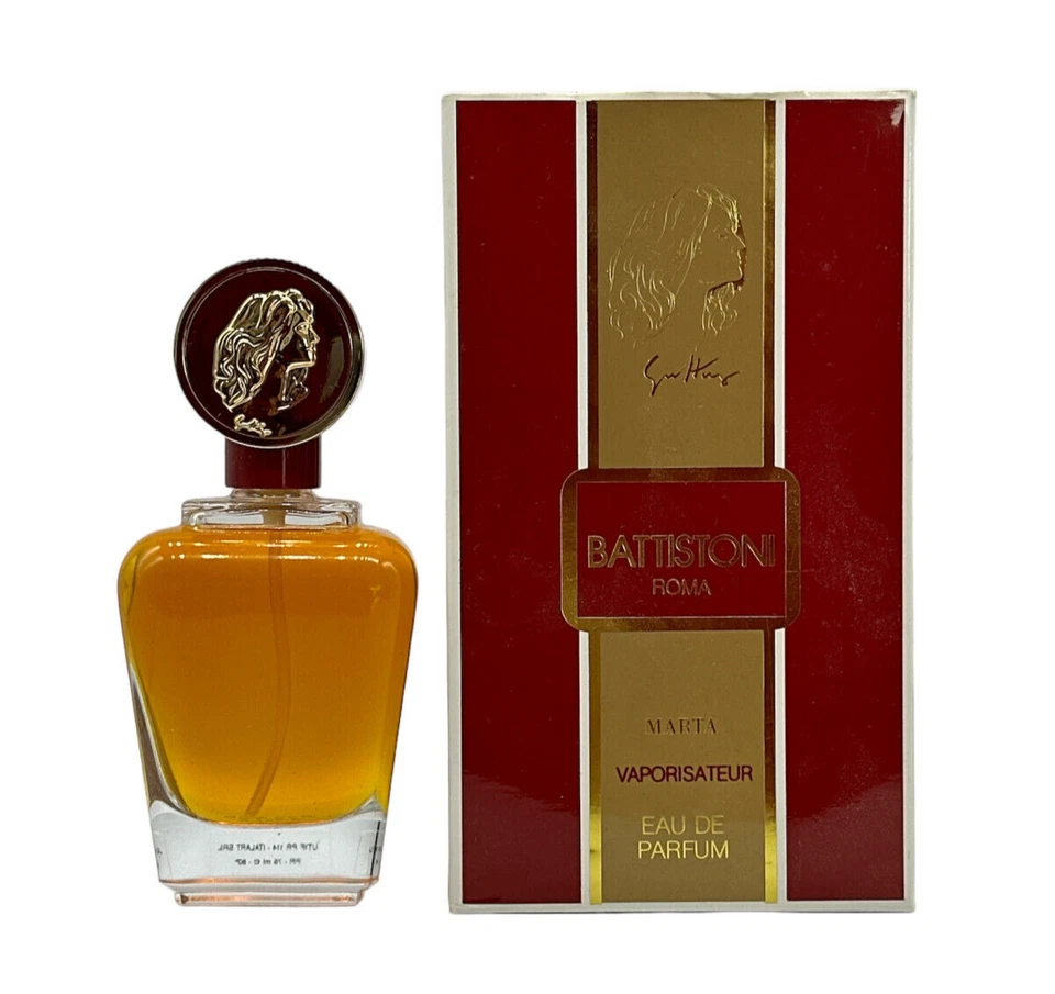 (159,99EUR/100ML) 75ML VINTAGE BATTISTONI ROMA - MARTA EAU DE PARFUM SPRAY NUOVO - Immagine 1 di 1