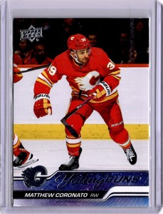 2023-24 Upper Deck Matthew Coronato Young Guns (RC) #201 Calgary Flames (A)