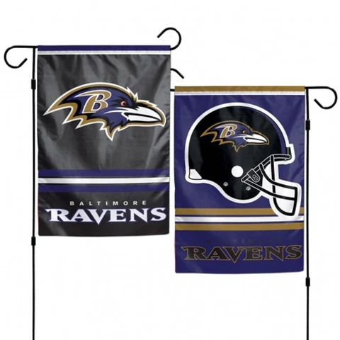 *SALE* BALTIMORE RAVENS  12.5"x18" GARDEN FLAG BANNER 2 SIDED NFL FOOTBALL! Cover