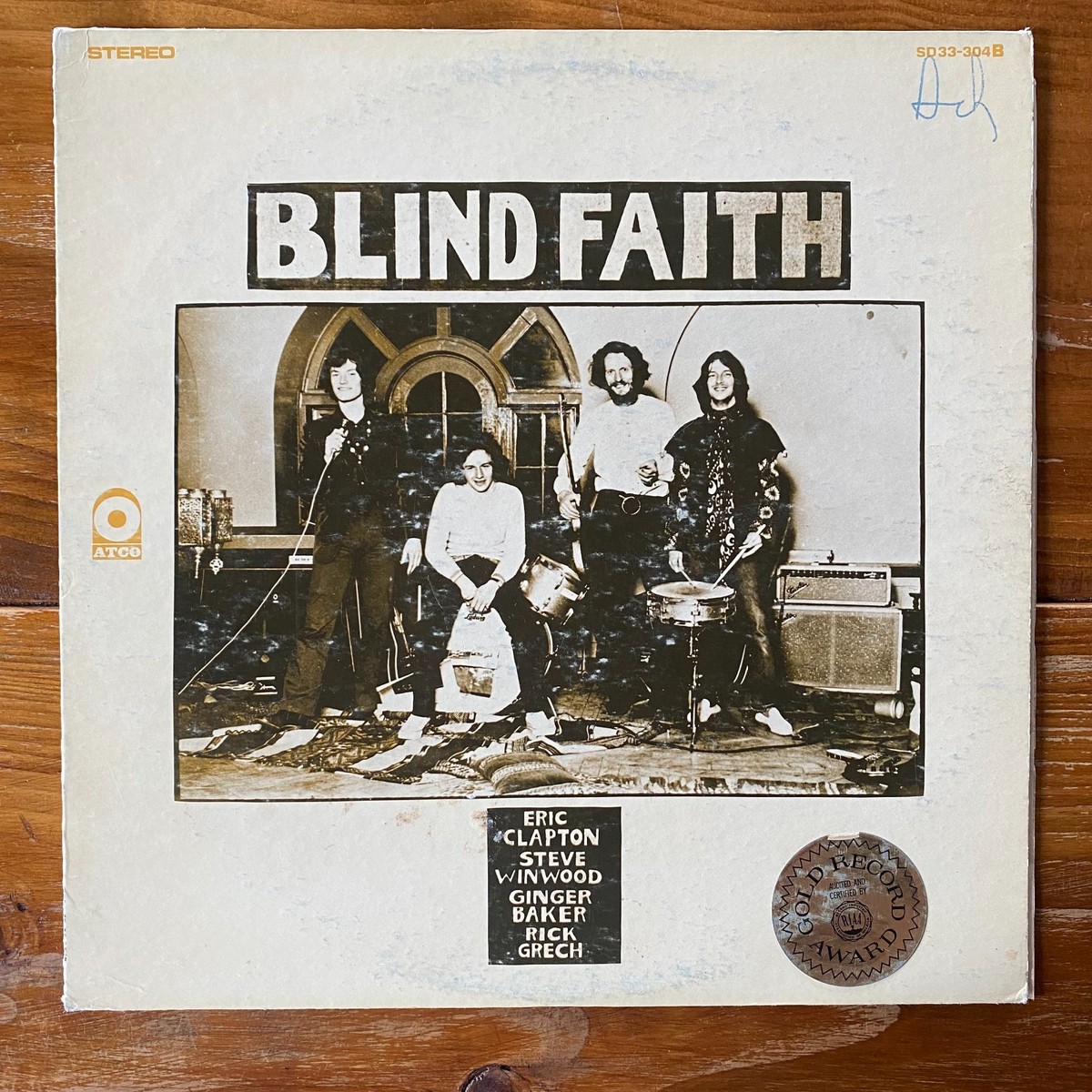 レア！Blind Faith エリック・クラプトン レコード LP BLIND FAITH LP self titled 1969 Atco Eric Clapton Steve