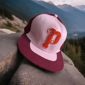 Puma x Sesame Street 50 Rare Snapback Cap Hat Red Pink       - Picture 1 of 9