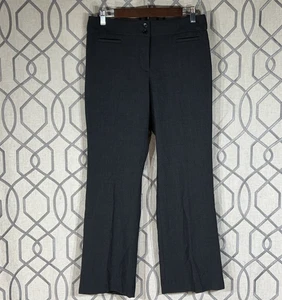 LOFT Mujer Kate Negro Pierna Ancha Pantalones Talla 8P (Ajuste: 30x29) - Imagen 1 de 11