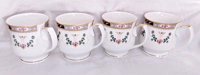 4 x Ransat Fine China Mugs - Elizabeth Smythe - VGC - Image 1 of 4