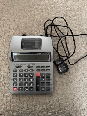 Casio HR100-TM Printing Calculator Missing Receipt Holder Attachment - Image 1 of 3