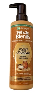 Garnier Whole Blends Honey Treasures Sulfate Free Replenishing Conditioner 12 oz - Picture 1 of 5