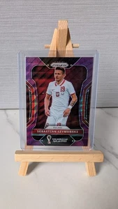 2022 Prizm Fifa World Cup Soccer Sabastian Szymanski Purple Wave 07/99 - Picture 1 of 3