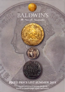 Baldwin's England Festpreisliste Sommer 2018 Katalog antike britische Münzen - Bild 1 von 2