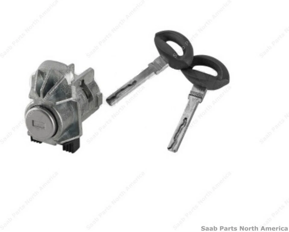 Kit de cilindro de cerradura de puerta Saab genuino para Saab 9-3 12770224-AC 2008-2011 Foto 1 de 1
