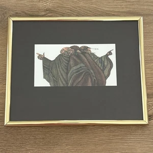 Charles Bibbs Capa de los Pastores Arte Litografía Enmarcado - Imagen 1 de 3
