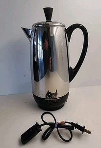 Vintage Farberware Percolator Superfast 142B Coffee Maker 12 Cup Electric TESTED - Picture 1 of 10