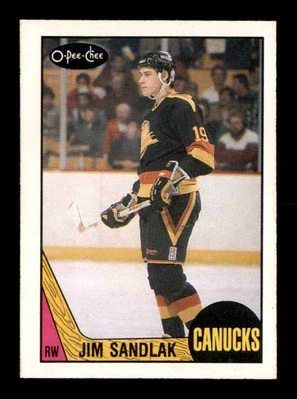 1987 O-Pee-Chee #264 Jim Sandlak   NM/NM+ X3369536 - Image 1 of 3