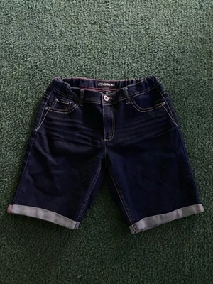 Pantalones cortos para niñas Jordache talla 16, con bolsillos traseros rosa y tostado Foto 1 de 2