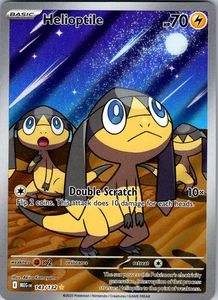 Helioptile 143/132 ME01: Mega Evolution Illustration Rare - NM - Picture 1 of 2