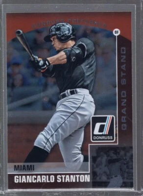 2015 Panini Donruss Preferred Grand Stand Bronze Giancarlo Stanton #25 - Image 1 of 2