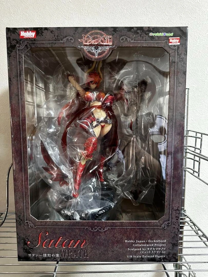 The Seven Deadly Sins Satan Statue of Wrath 1/8 figura de PVC brinquedo semente de orquídea Japão - Imagem 1 de 4