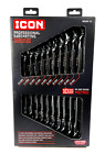 ICON WRAM-10 10 Piece Metric Professional Ratcheting Anti-Slip Grip Wrench Set