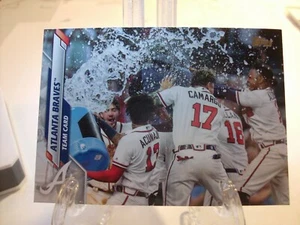 2020 Topps Baseball Card #218 Atlanta Braves TC (446) - Picture 1 of 2