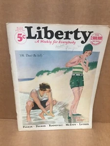 VINTAGE JULY 1929 LIBERTY WEEKLY MAGAZINE GREAT ADS - Picture 1 of 10