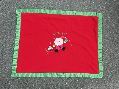 Manta de seguridad recién nacida Santa Ho, Ho, Ho! Bebé cálido y suave acogedor de Navidad Foto 1 de 4