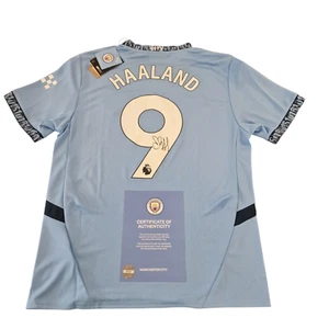 City Star Erling Haaland Signed Shirt Jersey ** CLUB CERTIFICATE ** - Picture 1 of 7