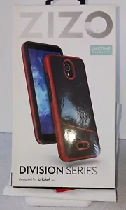 Custodia telefono ZIZO Division Series per Cricket Icon 2 rosso e nero 2021 usata - Foto 1 di 3