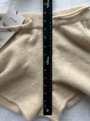Nuevo con etiquetas Pantalones Cortos Zara Acogedores Suave Lana Alpaca Cintura Alta S Noche Vacaciones Foto 1 de 4