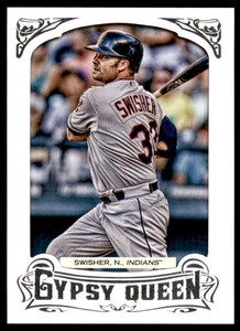 2014 Topps Gypsy Queen Framed White #6 Nick Swisher 