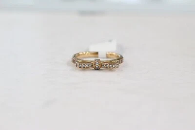 Pandora Rose Gold Sparkling Bow Ring Size 52 - Image 1 of 4