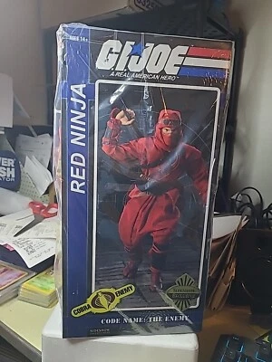 Red Ninja G.I. JOE COBRA SIDESHOW 1/6 12" Exclusivo Sin usar, en caja Nuevo sin abrir Foto 1 de 4