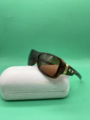 Oakley Montefrio Mens Sunglasses Polished Brown/Gold Tortoise Frame in Case READ - Image 1 of 4