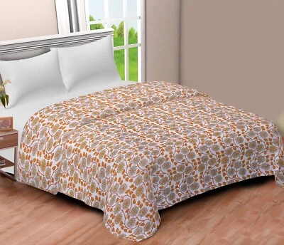 Colcha Kantha hecha a mano india mantas vintage ropa de cama de algodón colchas edredones  Foto 1 de 4