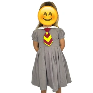 Only Little Once Wizard Girl Twirl Dress Size 5 Hogwarts Harry Potter Gryffindor - Picture 1 of 7
