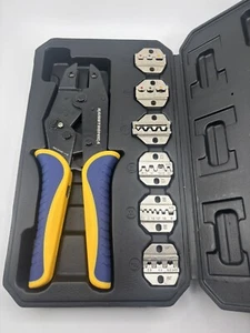 haisstronica 6PCS Crimping Tool Set - Ratchet Wire Crimping Tool for Heat Shrink - Picture 1 of 4