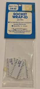Confezione da 5 - Etichetta DIP Socket Wrap-ID 24 Pin. ID 24 - Foto 1 di 5