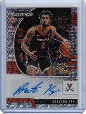 2020 21 Panini Prizm Draft Braxton Key DISCO PRIZM AUTO SP signed Fast Break