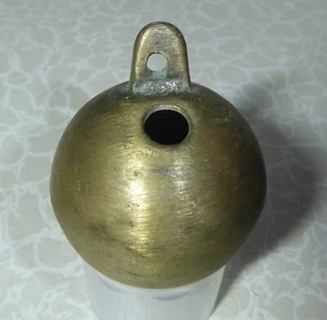 uralte Messing-Glocke aus Frankreich mit Klöppel 46mm - Bild 1 von 3