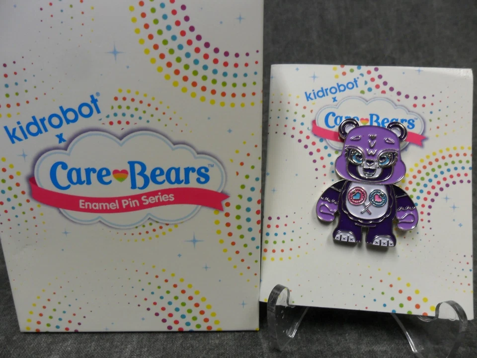 Kidrobot Care Bears NEW * Share Bear * Enamel Pin Blind Box 2/20 Metal - Image 1 of 4
