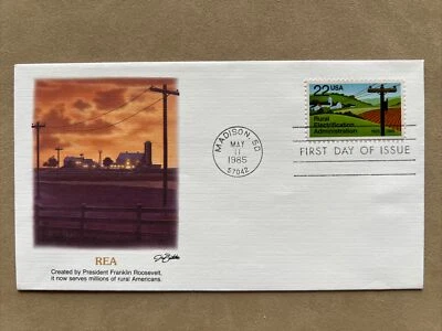 2144 Rural Electrification Administration FDC Fleetwood May 11 1985 Madison SD - Image 1 of 2