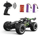 Dodomagxanadu Remote Control Rc Cars, 1:18 2Wd Monster Rc Truck Black Green