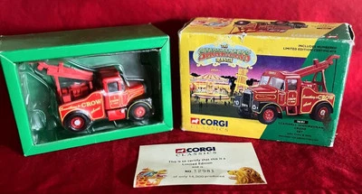 New Corgi Classic Scammel Highwayman Crane Set Jonn Crow & Sons w Certificate - Image 1 of 4