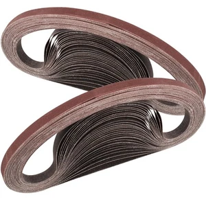 Nastri Abrasivi 9 x 533 mm 30PCS 400 grana Levigatrice a Nastro - Foto 1 di 24