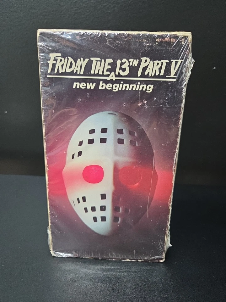 Friday The 13th Part 5 VHS 1985/1988 Paramount EARLY Release W/Shrink/Case VG Foto 1 de 4