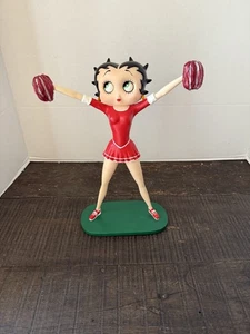 Betty Boop 2002 Cheerleader 12” Figurine On Stand No Box - Picture 1 of 18
