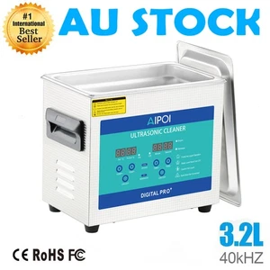 3.2L Ultrasonic Cleaner with Timer Heating Machine Digital Sonic Cleaner NEW - Bild 1 von 12
