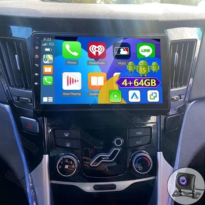 For Hyundai Sonata 2011-2015 Android 15 Apple CarPlay Car Stereo Radio GPS NAVI - Image 1 of 4