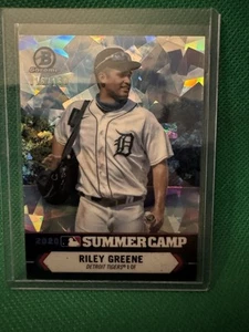 2021 Bowman Chrome Riley Greene Summer Camp Atomic Refractor serial /150 Tigers - Picture 1 of 6