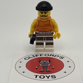 LEGO City Police Jail Prisoner 92116 Minifigure cty0612 Set 60130 60126
